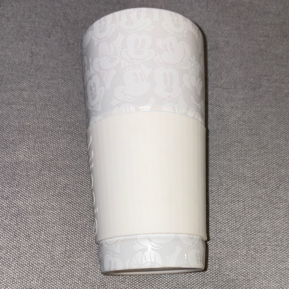 Disney White Mickey Mouse Coffee Tumbler